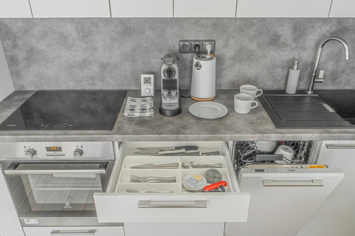 Apartment Karel With Garage Parking براغ المظهر الخارجي الصورة