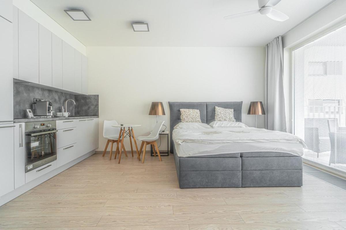 Apartment Karel With Garage Parking براغ المظهر الخارجي الصورة